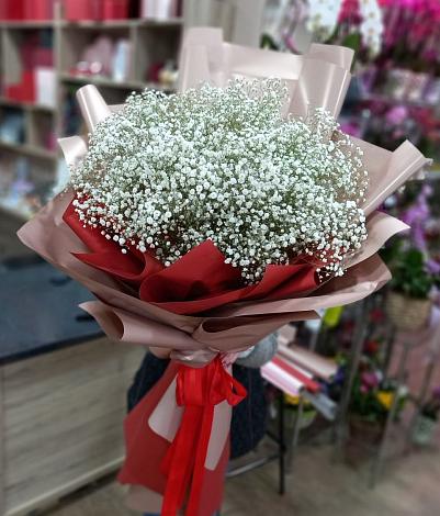Букет цветов из: Гипсофила в Инзер