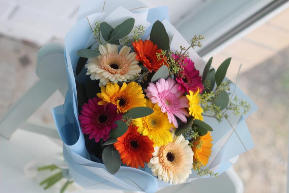 Букет цветов из: Герберы в Инзер