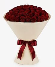 Букет 101 Бордовая роза Блэк Бакарра в Инзер