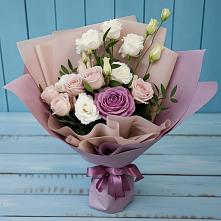 Букет цветов из:  Розы и Лизиантусы в Инзер
