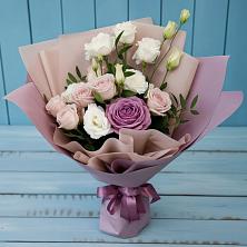Букет цветов из:  Розы и Лизиантусы в Инзер
