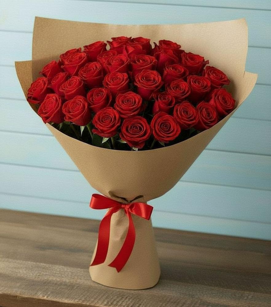 Букет Красные розы Милано в Инзер