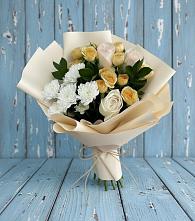 Букет цветов из:  Розы и Хризантемы в Инзер
