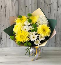 Букет цветов из:  Хризантемы #REPLACE_PRED# Инзер