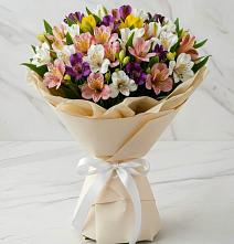 Букет цветов из:  Альстромерии в Инзер