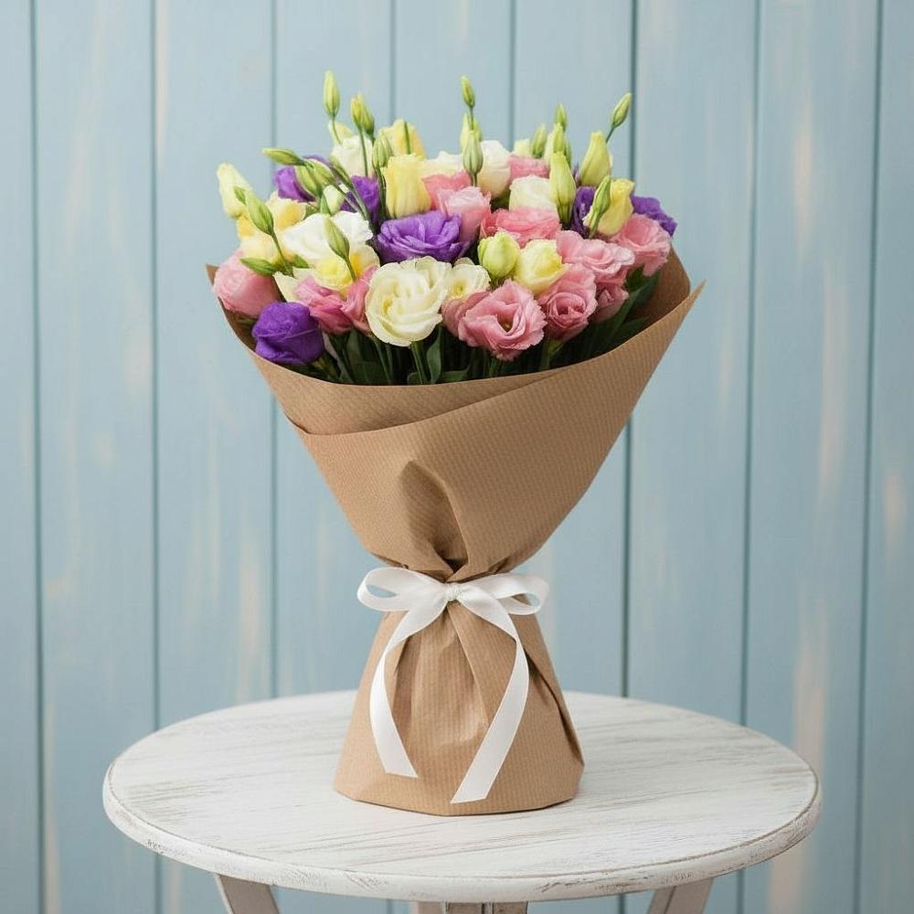 Букет цветов из: Лизиантусы в Инзер