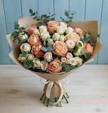 Букет цветов из:  Альстромерии и Розы #REPLACE_PRED# Инзер