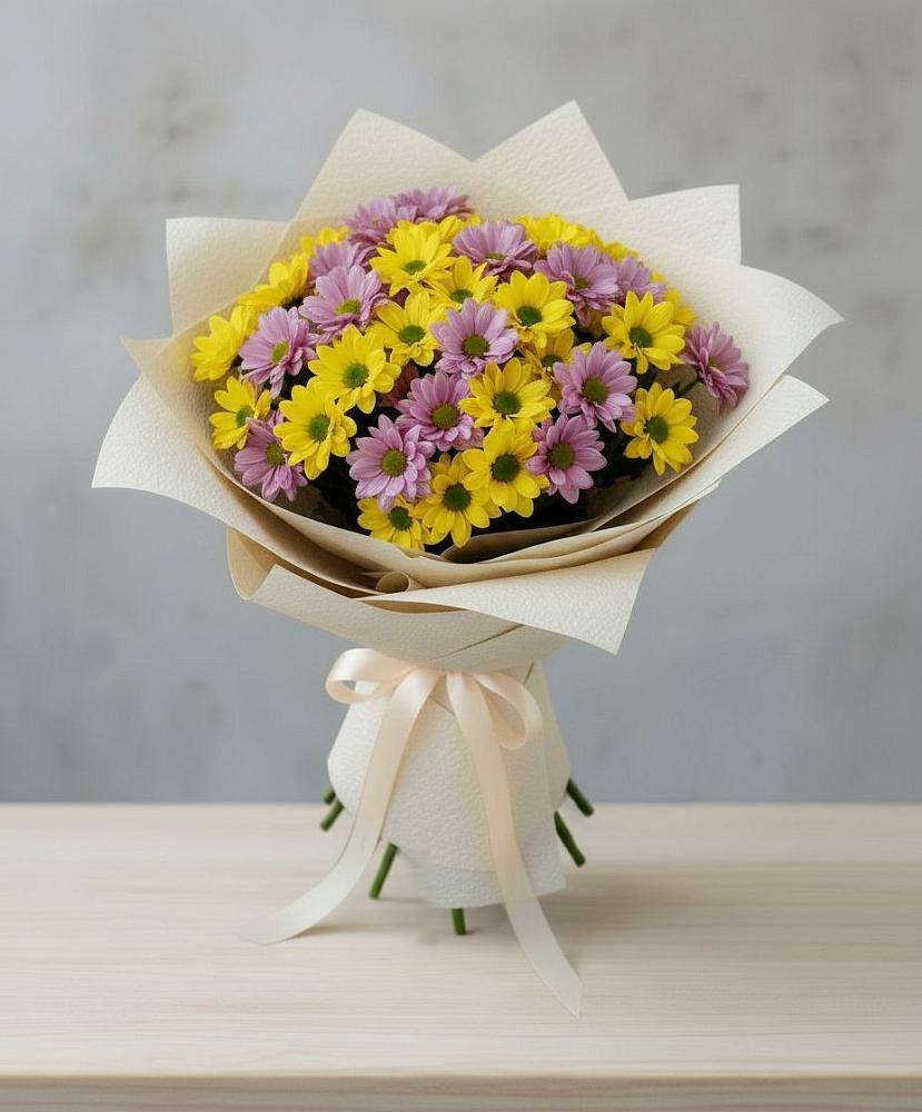 Букет цветов из: Хризантемы в Инзер